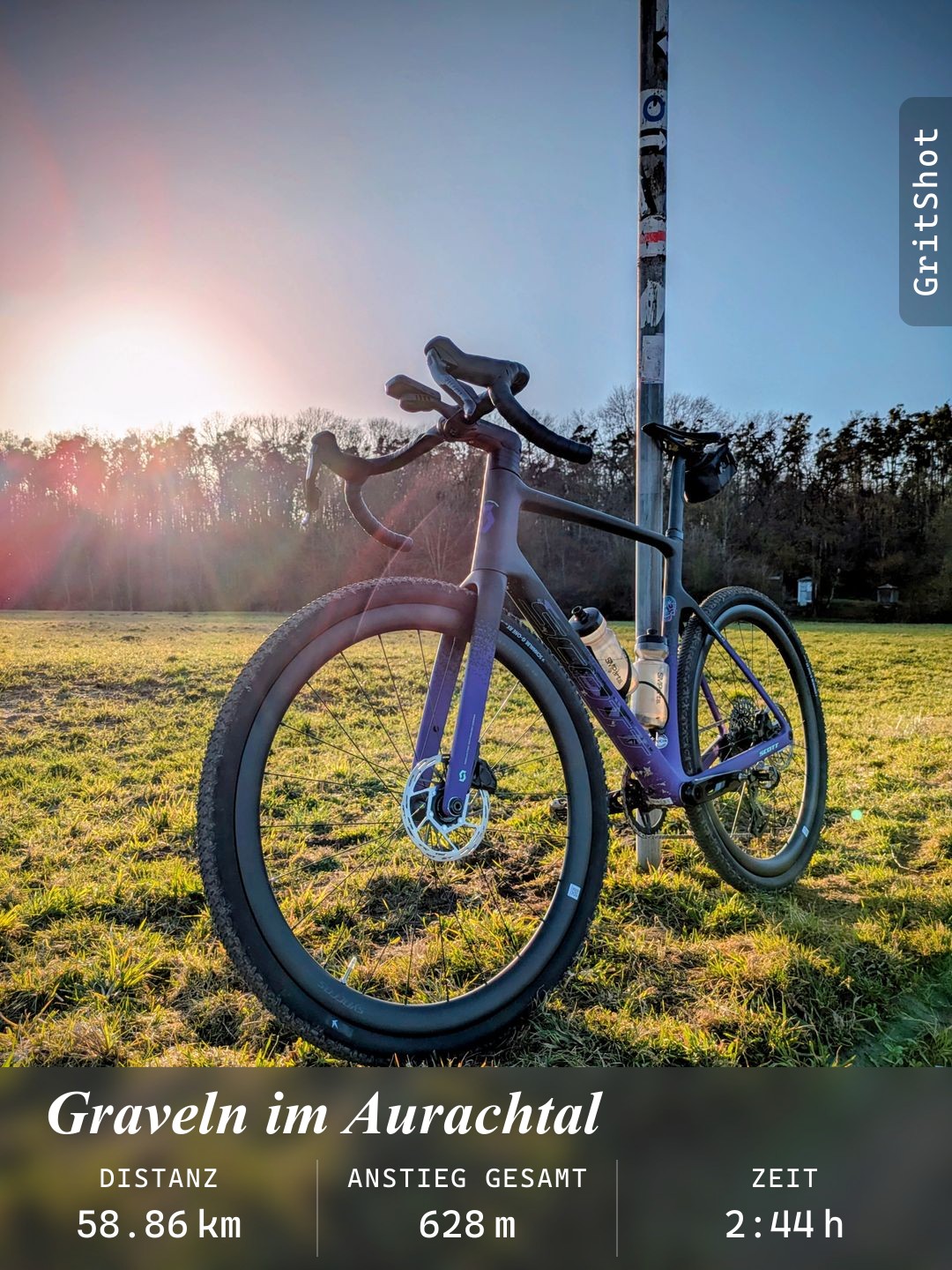 Example GritShot — gravel ride